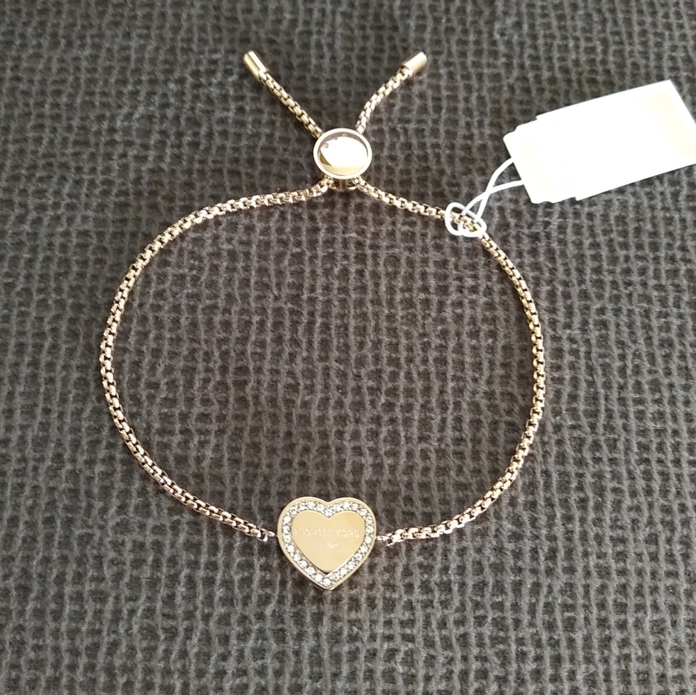 ✨️HP✨️ Michael Kors Rose🌹 Gold💛 Heritage Heart Set - NIB - Picture 11 of 15